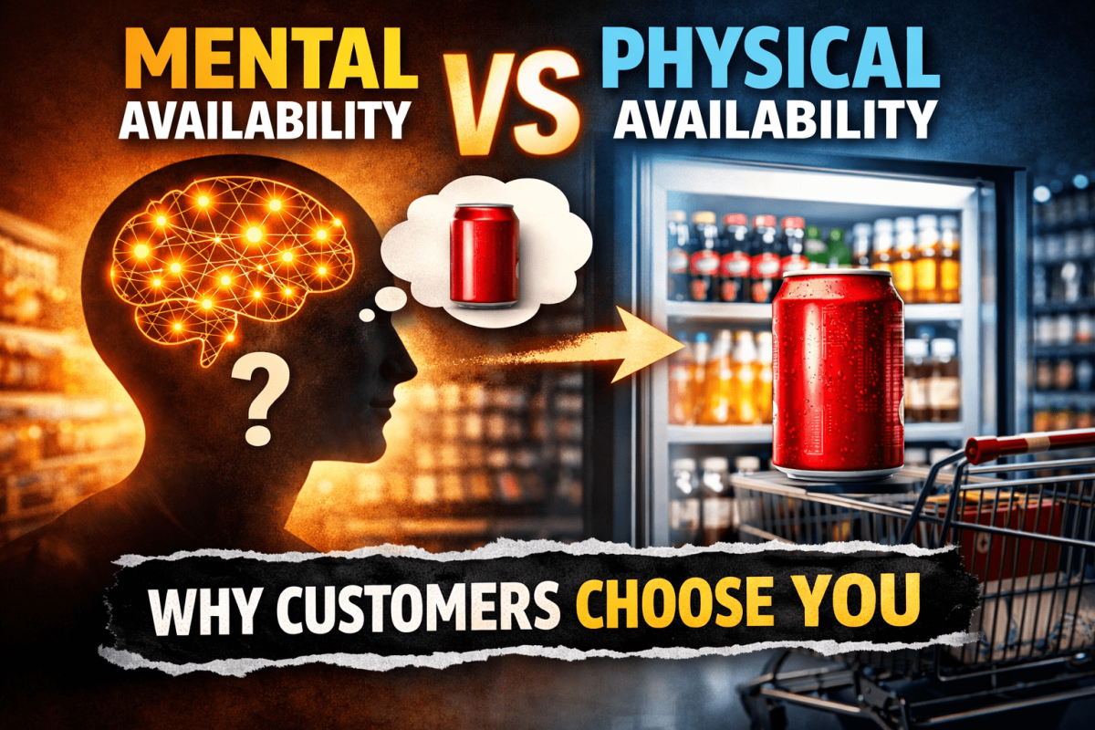 mental availability vs physical availability example with coke pepsi